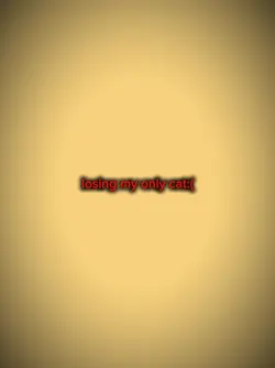 losing my only cat