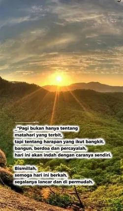 Pagi dan matahari