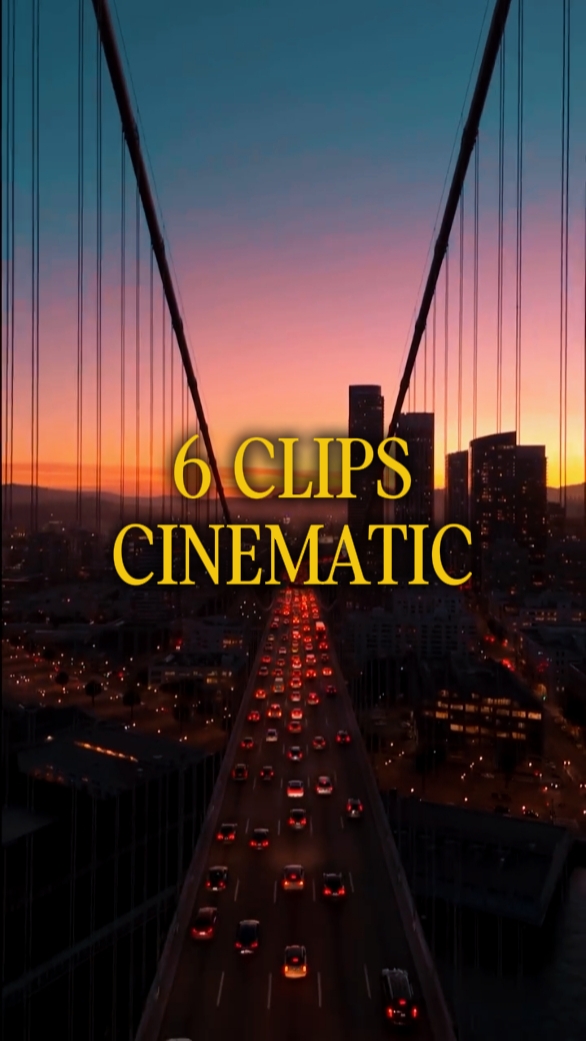 6 clipes cinematográficos
