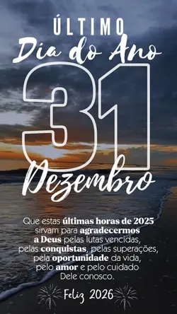 31 de Dezembro ✈️