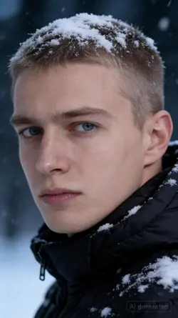Snowfall Portrait