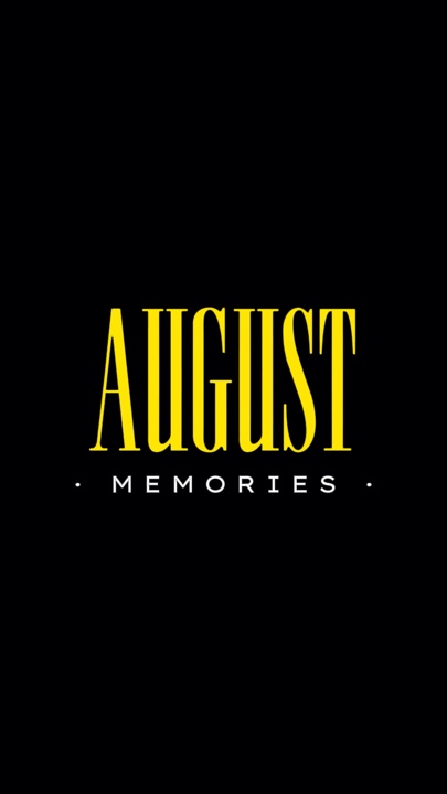 Recuerdos de agosto