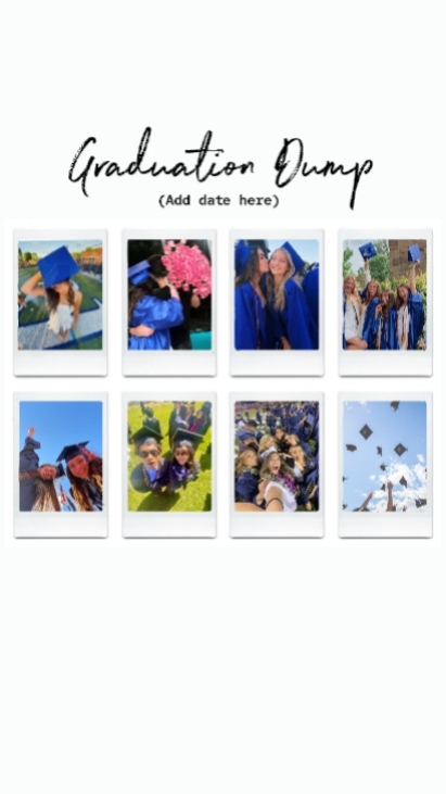 ¡Volcado de graduación! 