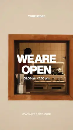 We Are Open