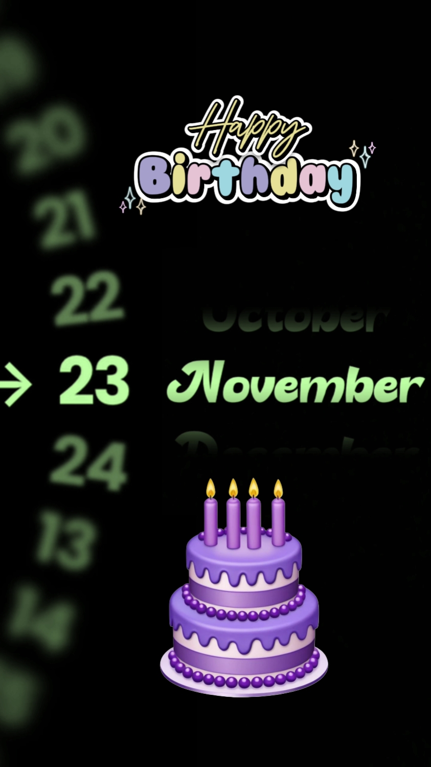 hbd 23 november