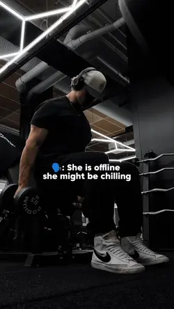 She is offline 