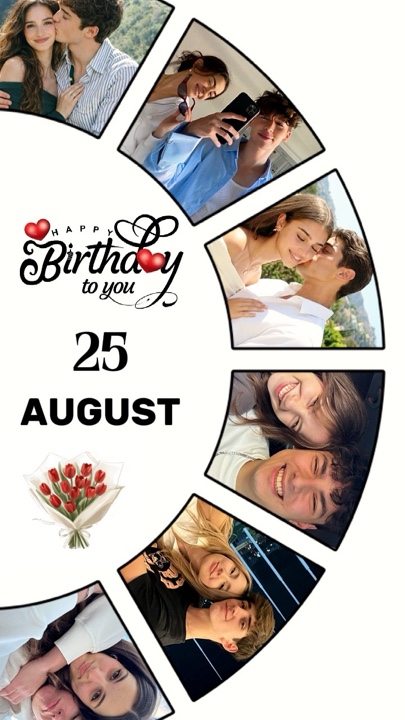 AMOR DE FELIZ CUMPLEAÑOS 25 DE AGOSTO 