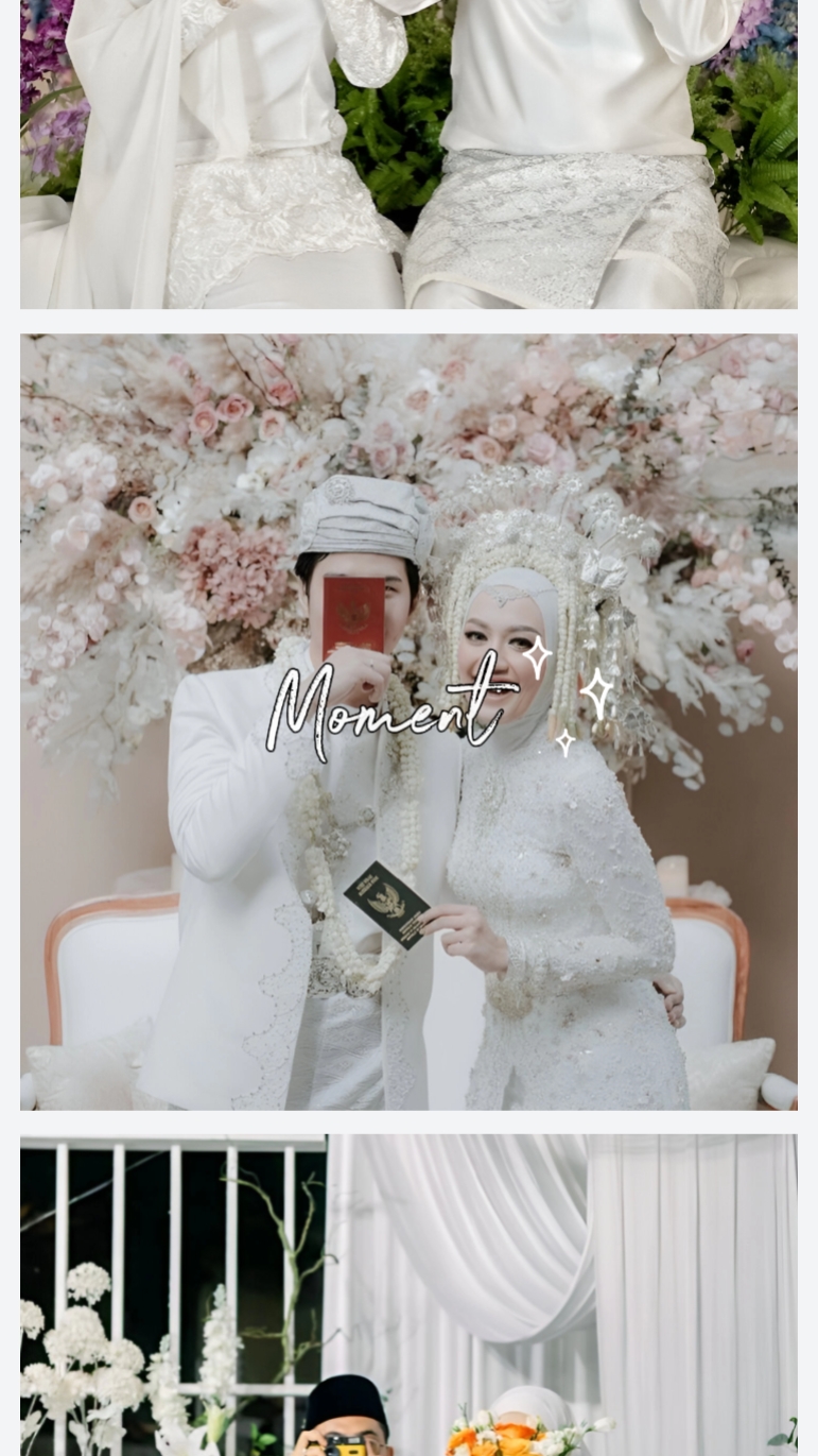 wedding moment