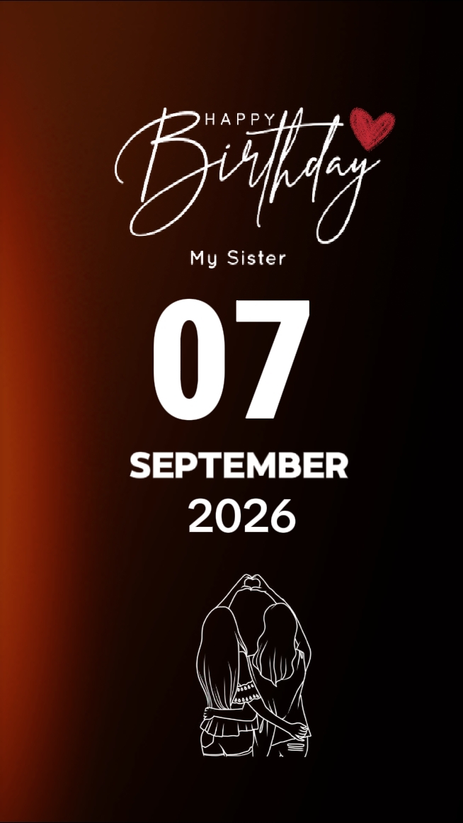 birthday sis 07 sept