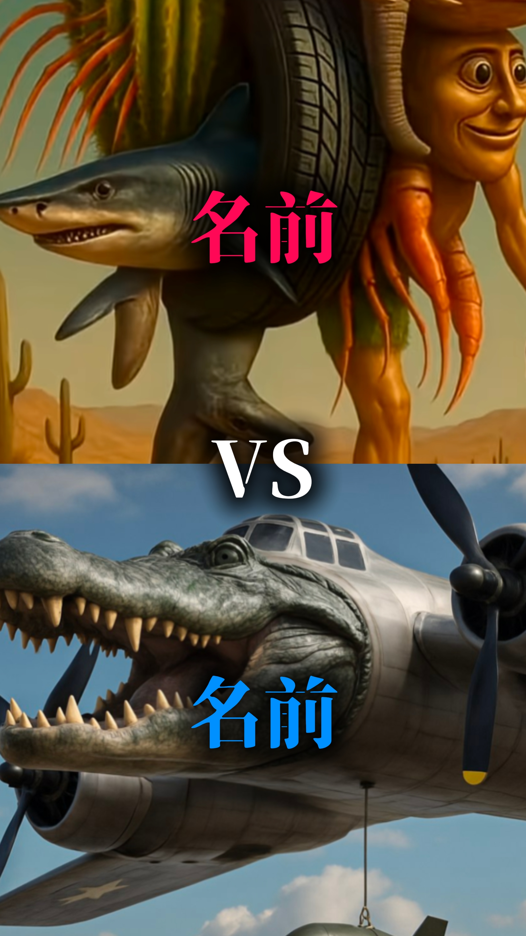 強さ比べ×ドクロ編集