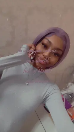 purple hair
