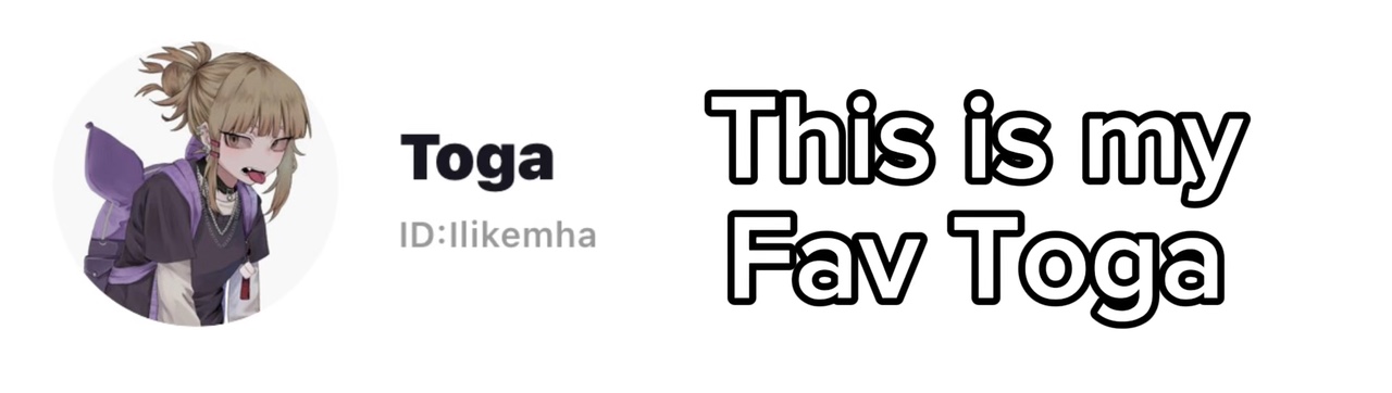 My Favourite Toga❤️