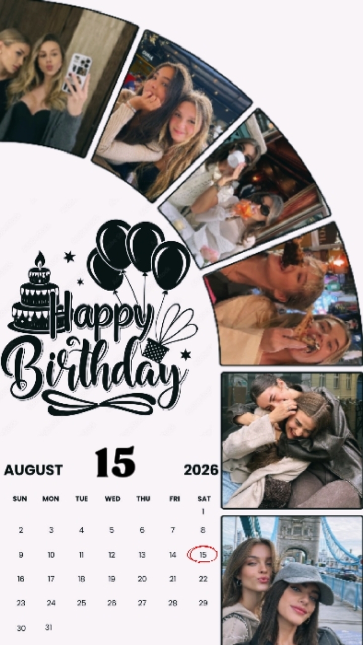 BIRTHDAY 15 AUGUST 