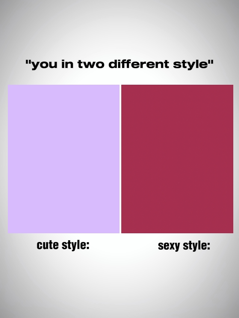 2 different style
