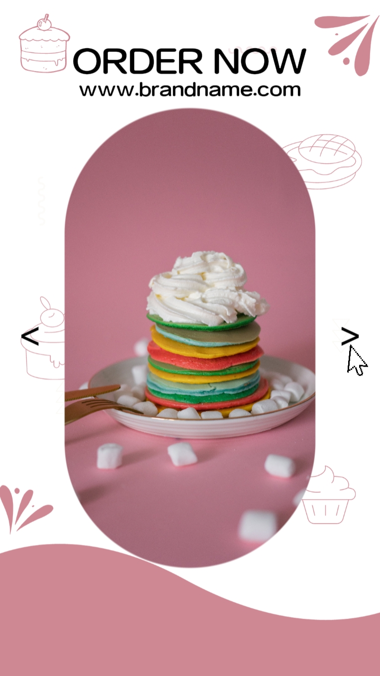 Alimentos e bebidas Mostion Poster Bright Style