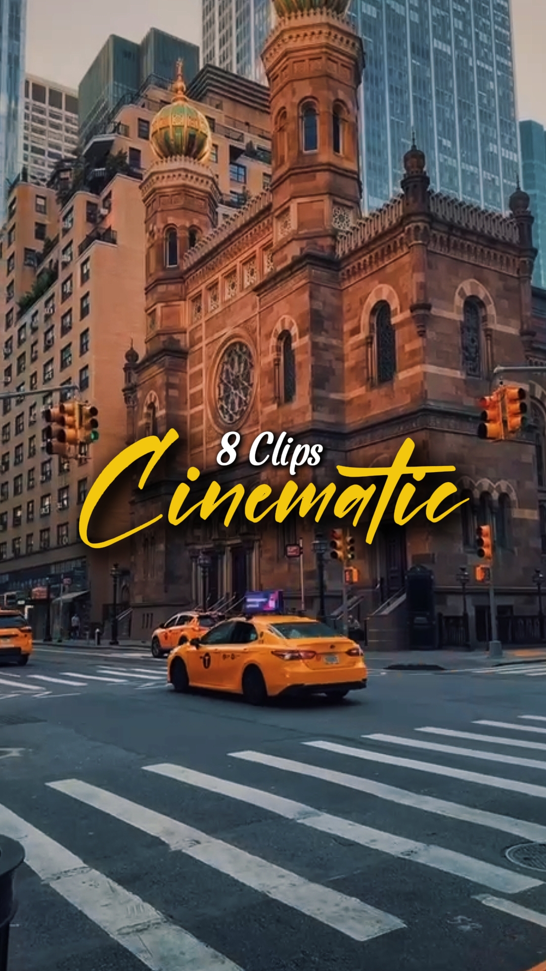 8 clips cinématiques 