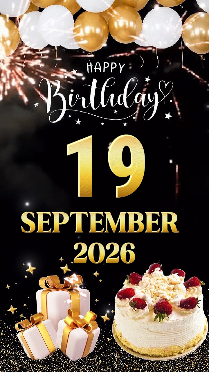 HBD 19 September2026