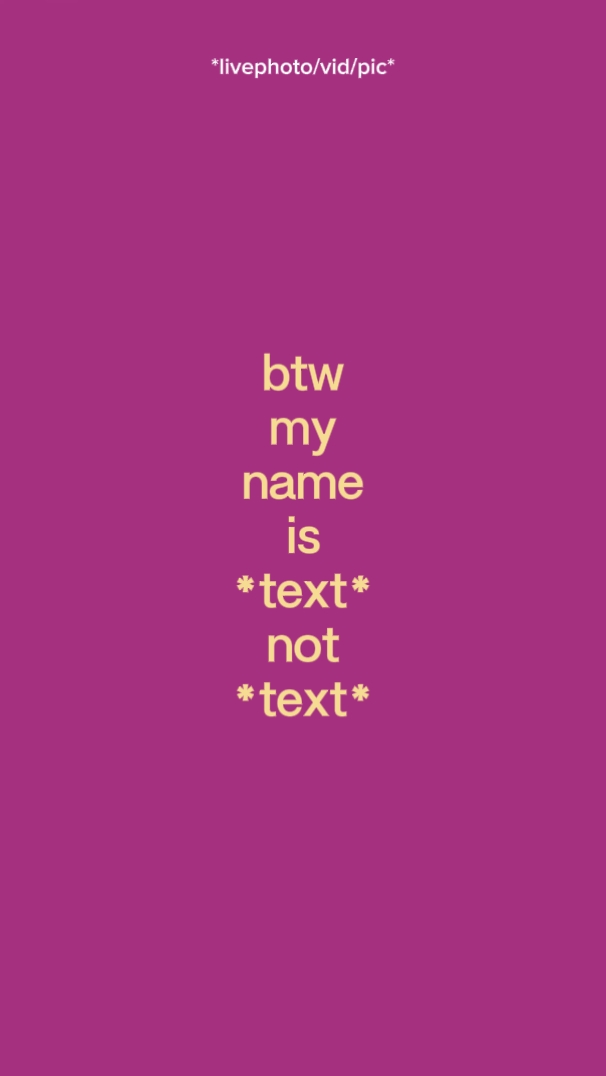 Btw meu nome é