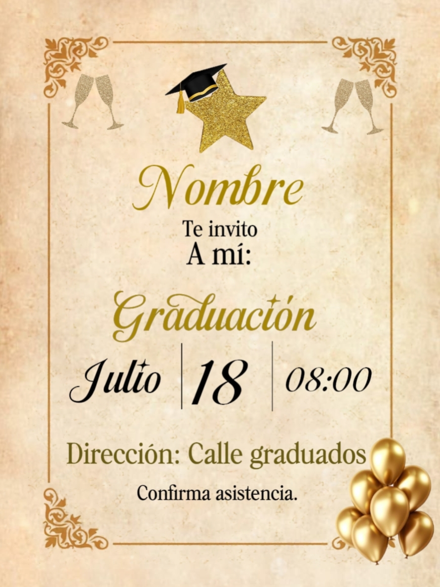GRADUACIÓN INVITACIÓ