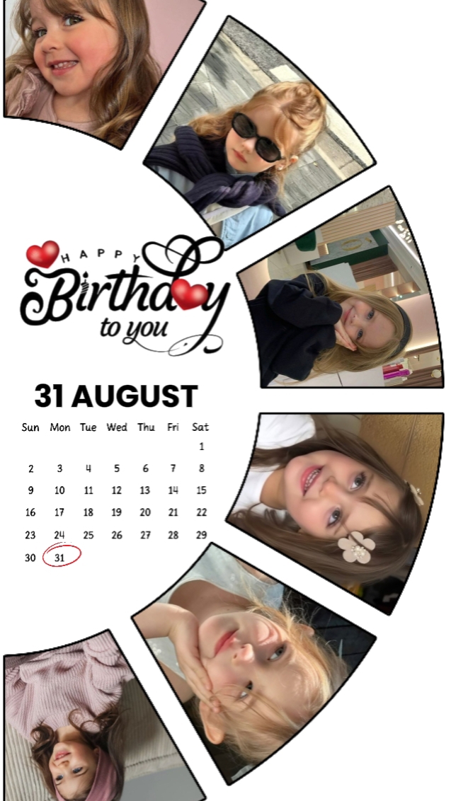 Anniversaire 31 AOÛT 