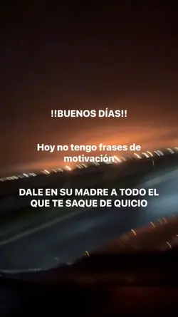 Buenos días 