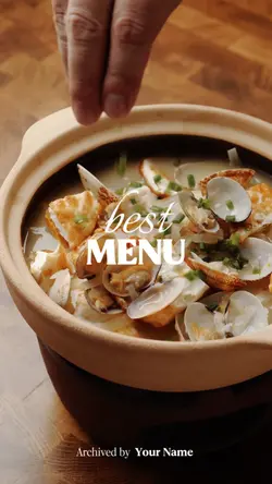 restaurant menu
