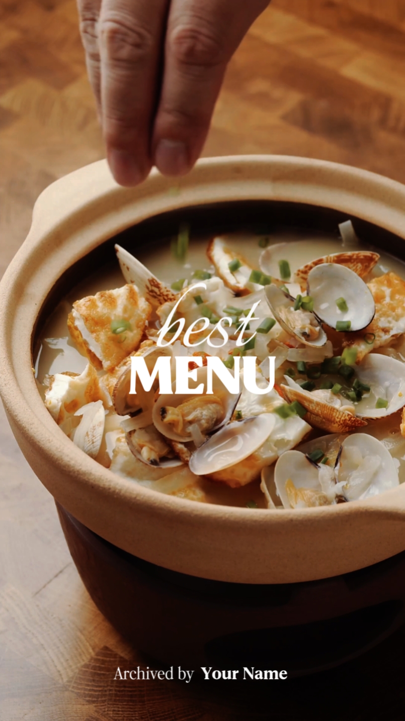 restaurant menu