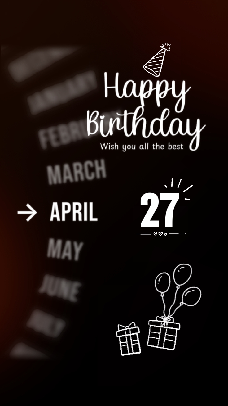 Hbd 27 Nisan Aşk