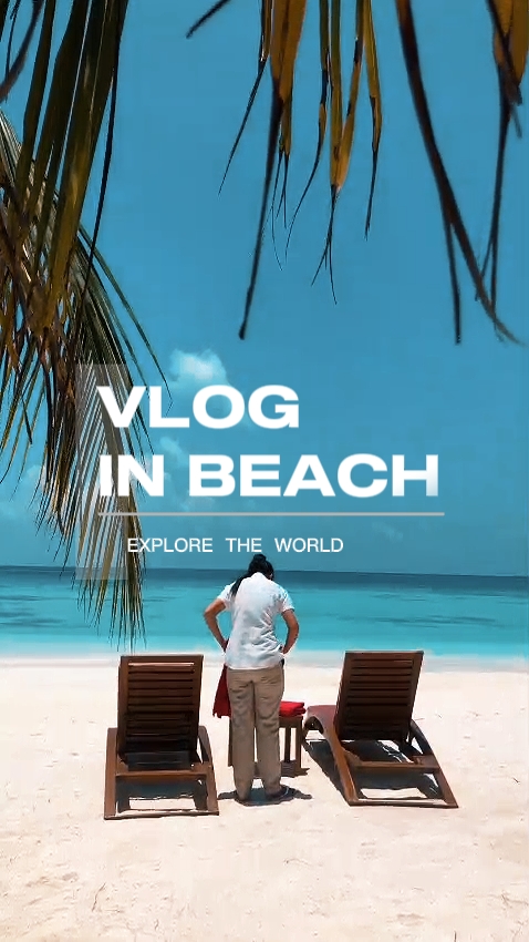 vlog sur la plage 