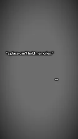 Aplacecantholdmemory