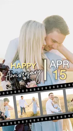 Happy anniv 15 apr
