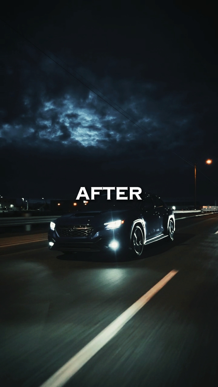 Antes después del coche