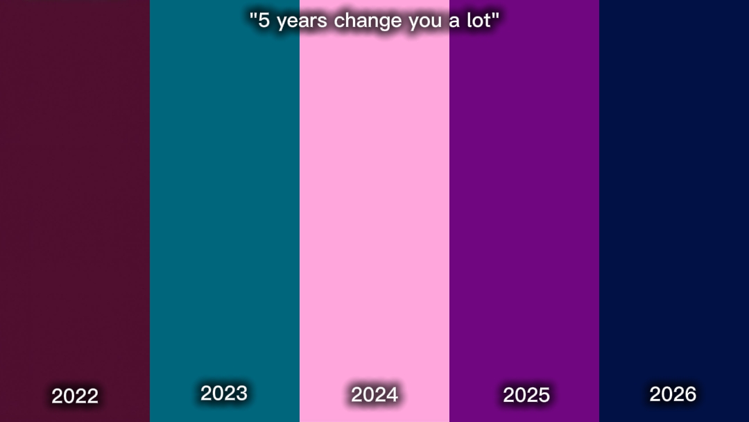 5years changes