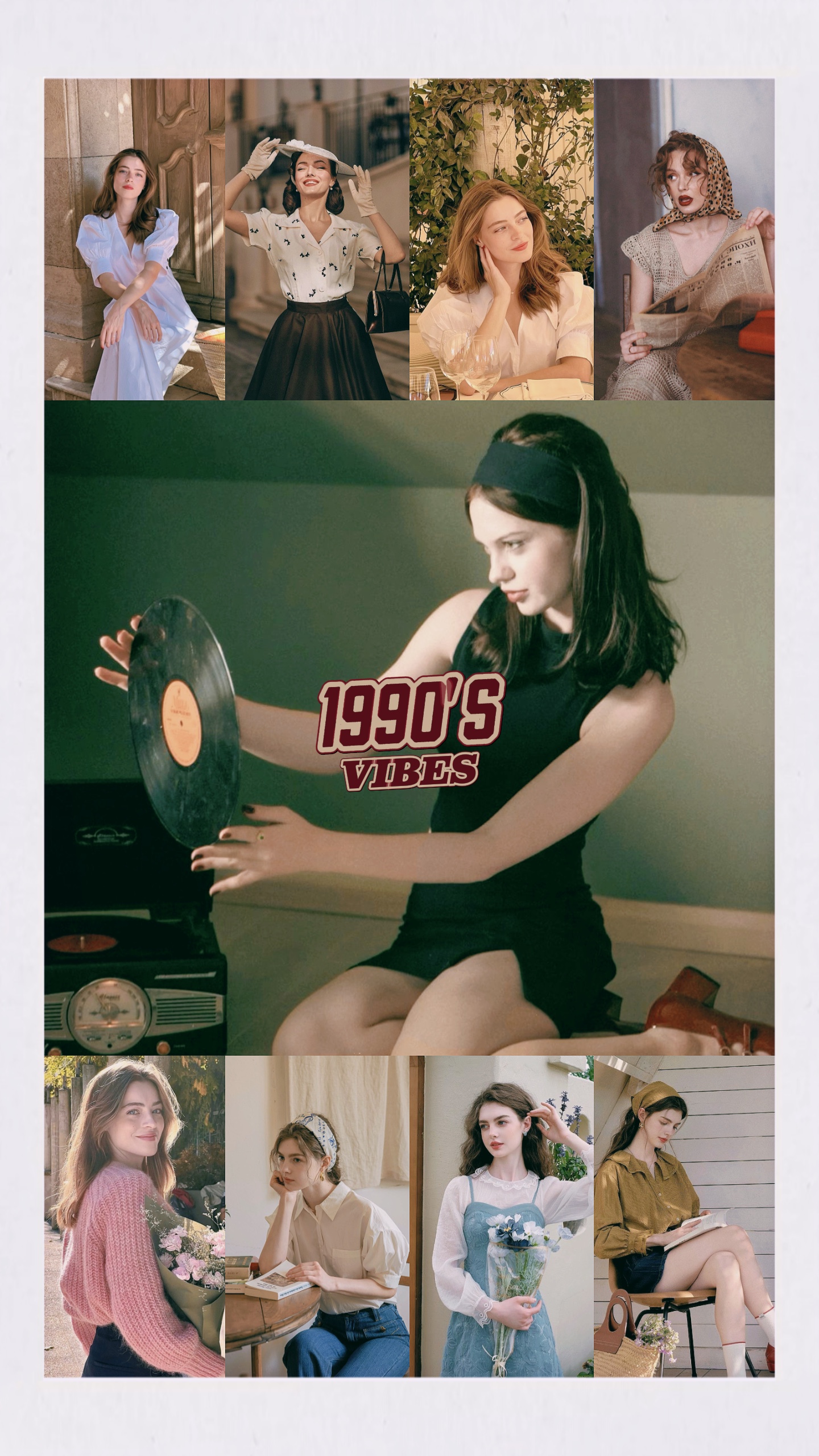 Vibrações retrô de 1990