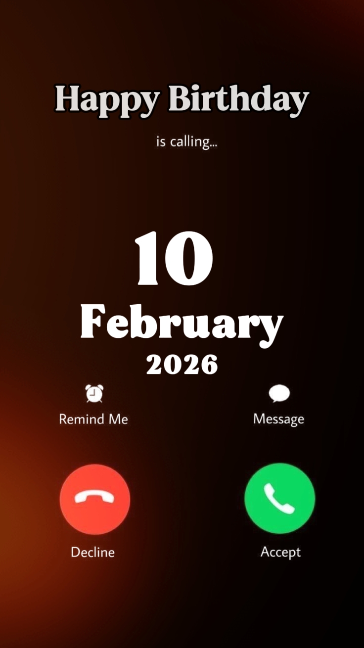 HBD 10 FEBRUARY
