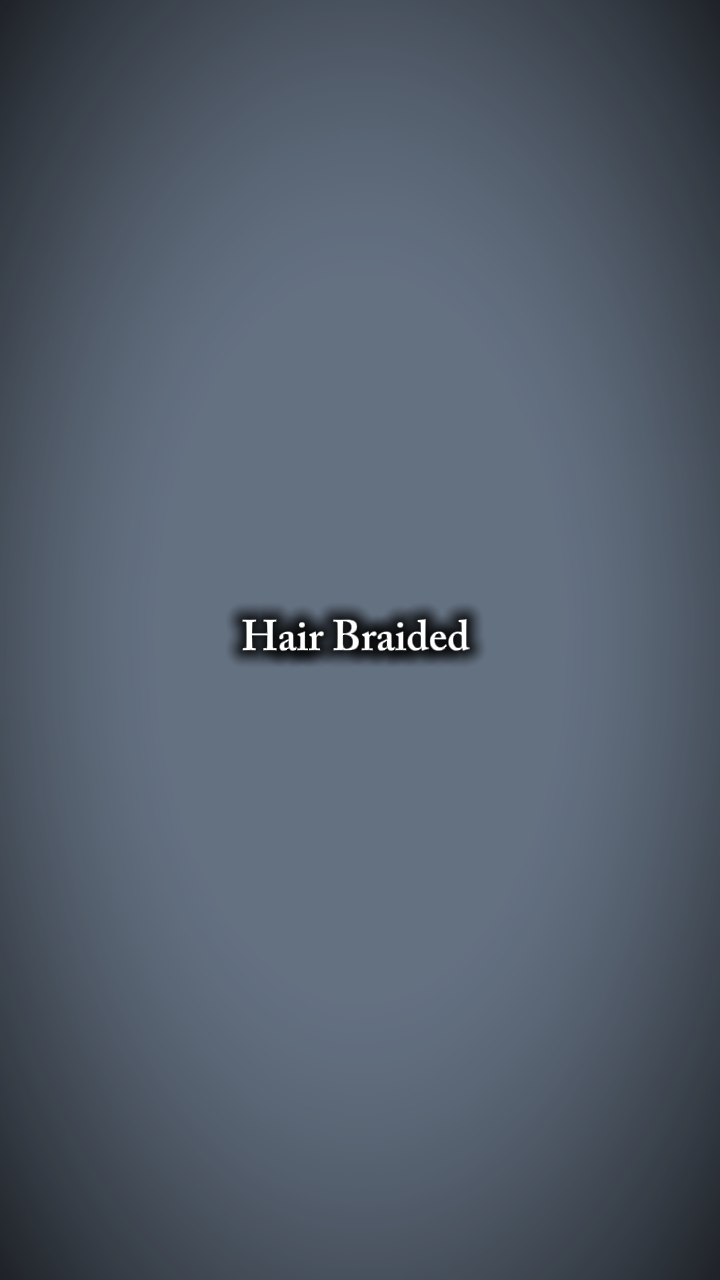 Haare geflochten 