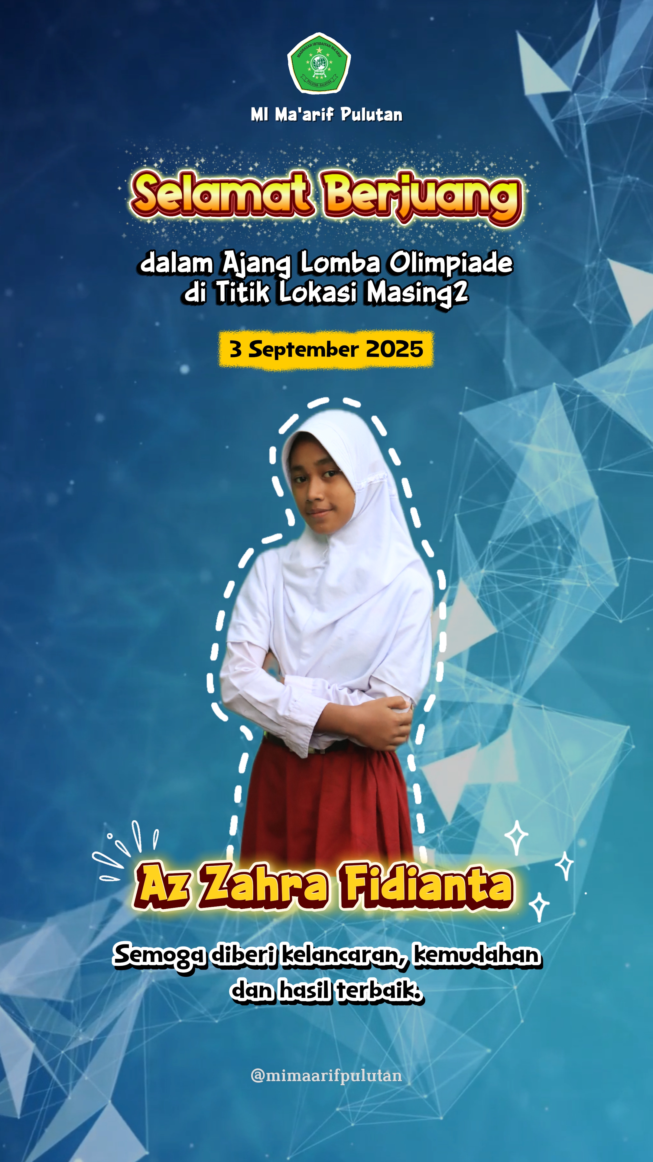 Ucapan Lomba 1 foto