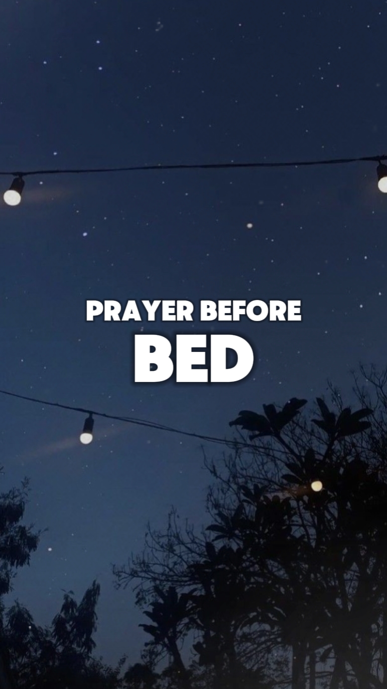 Prayer Before Bed