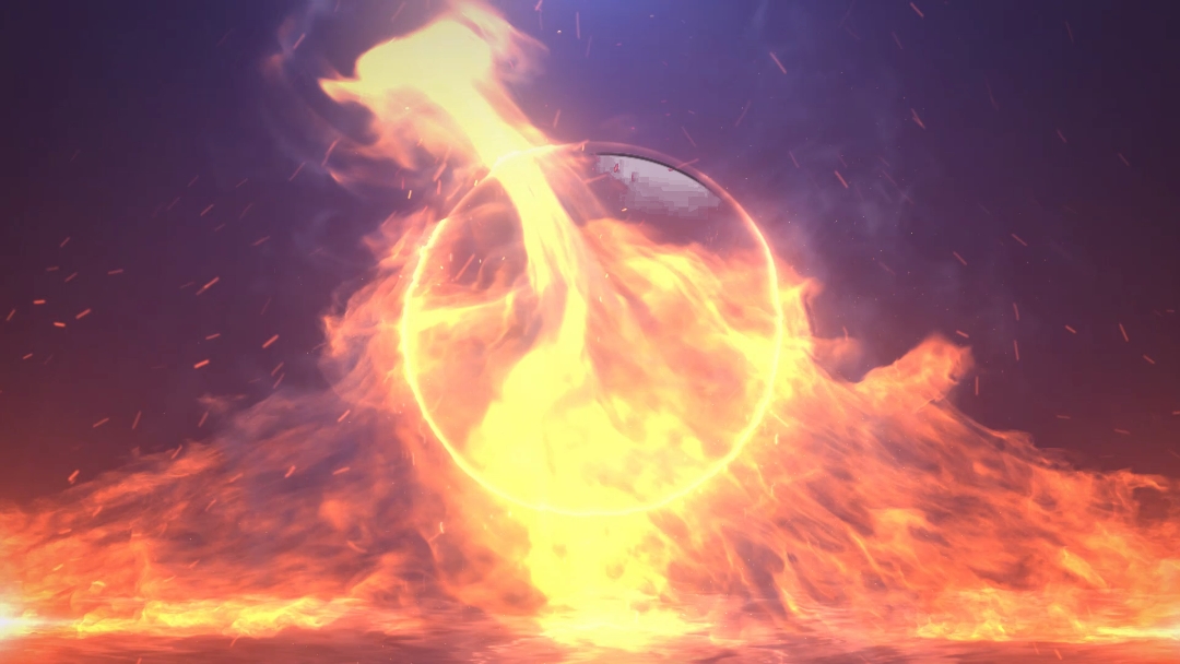 El fuego quema