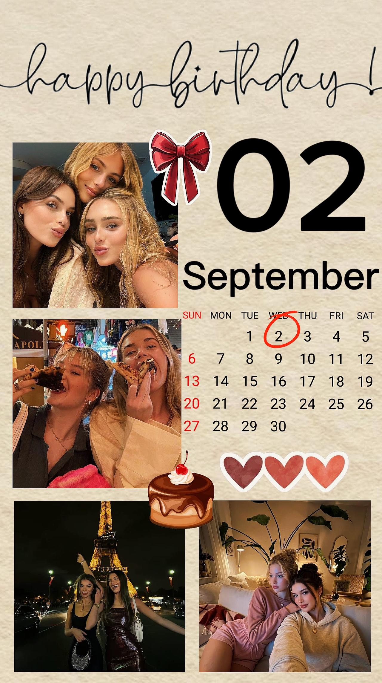 Cumpleaños 2 de septiembre
