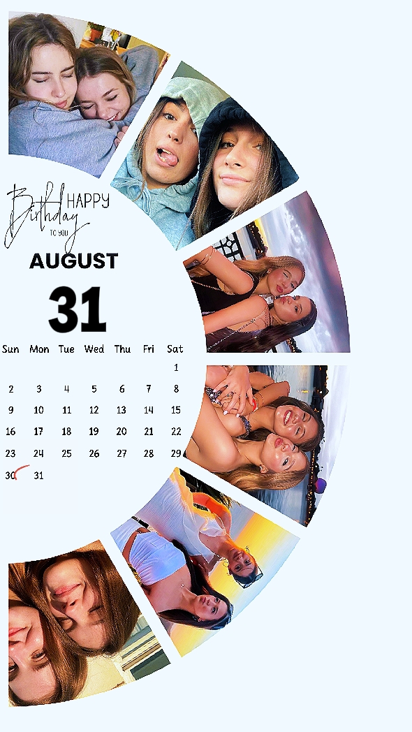 BIRTHDAY AUGUST 31 