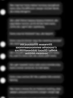 someone to—