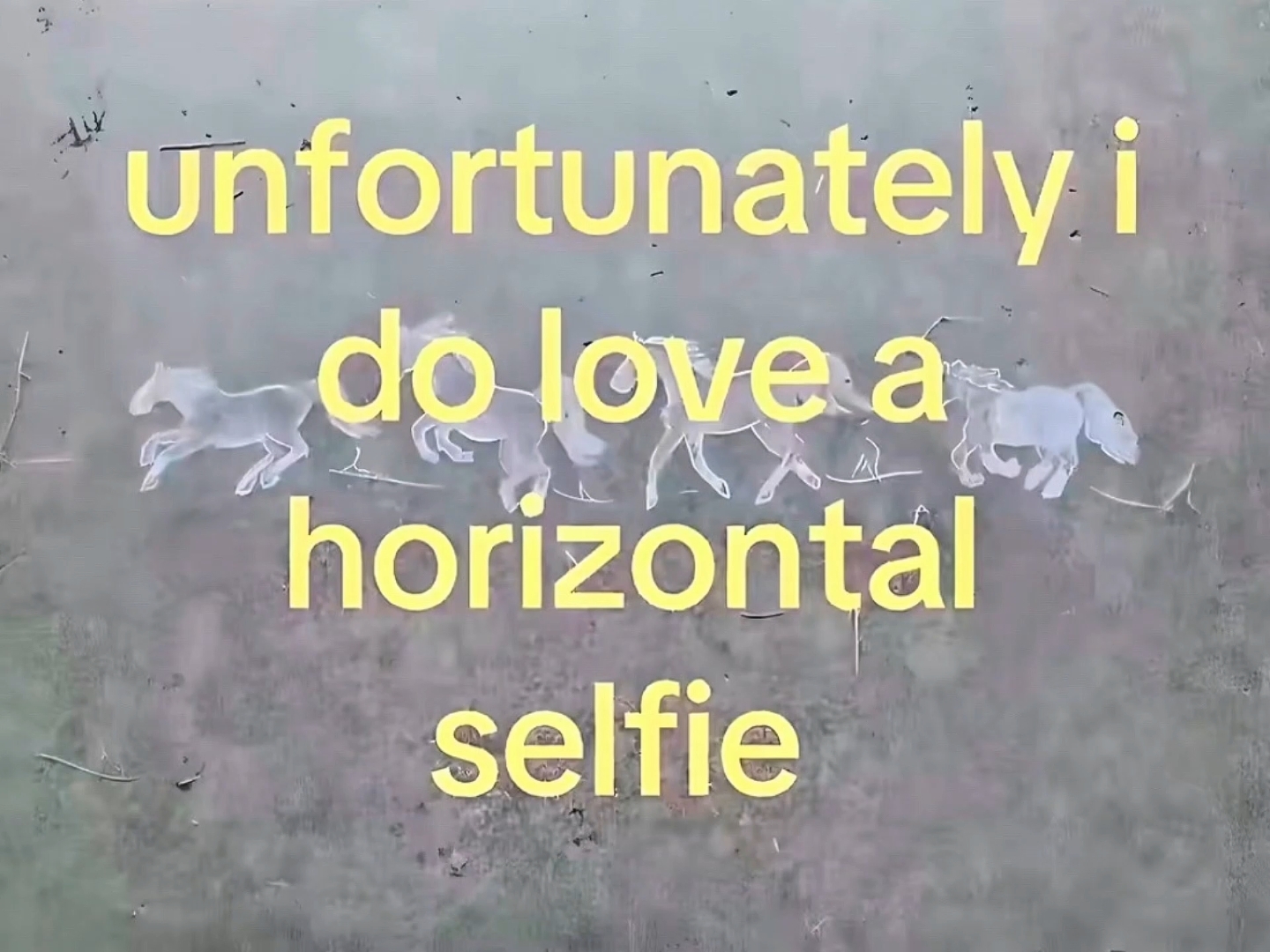 horizontal selfie