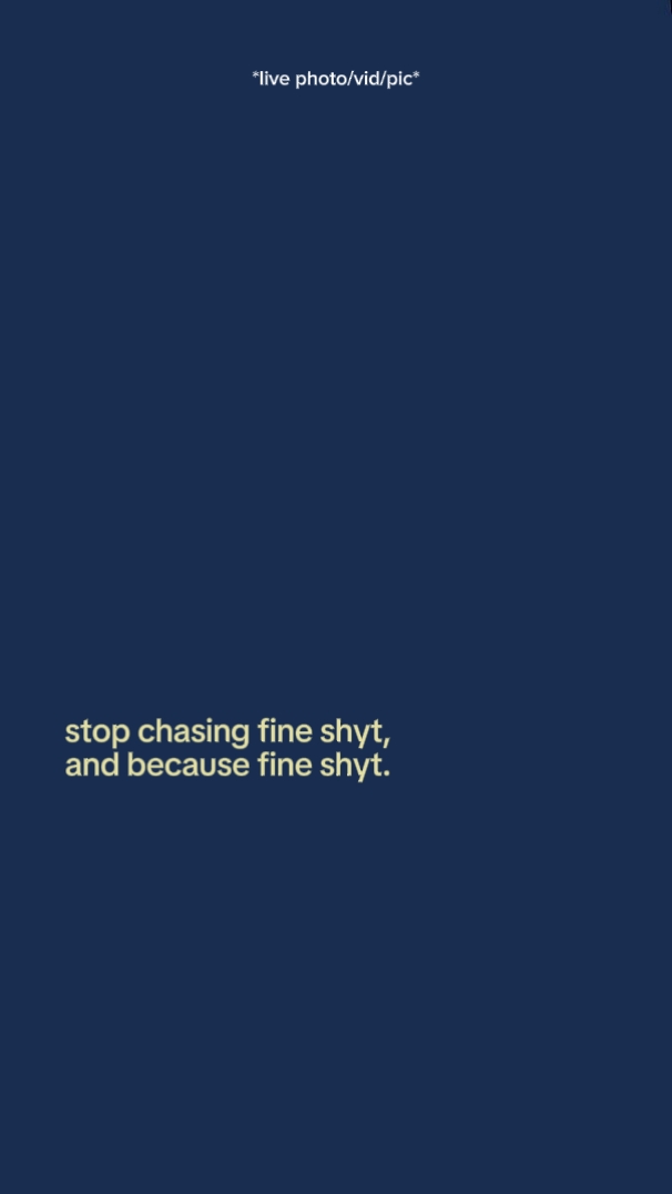 stop chasing 