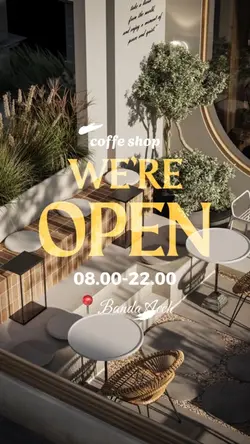 We are open