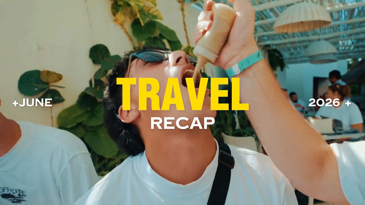 travel recap vlog