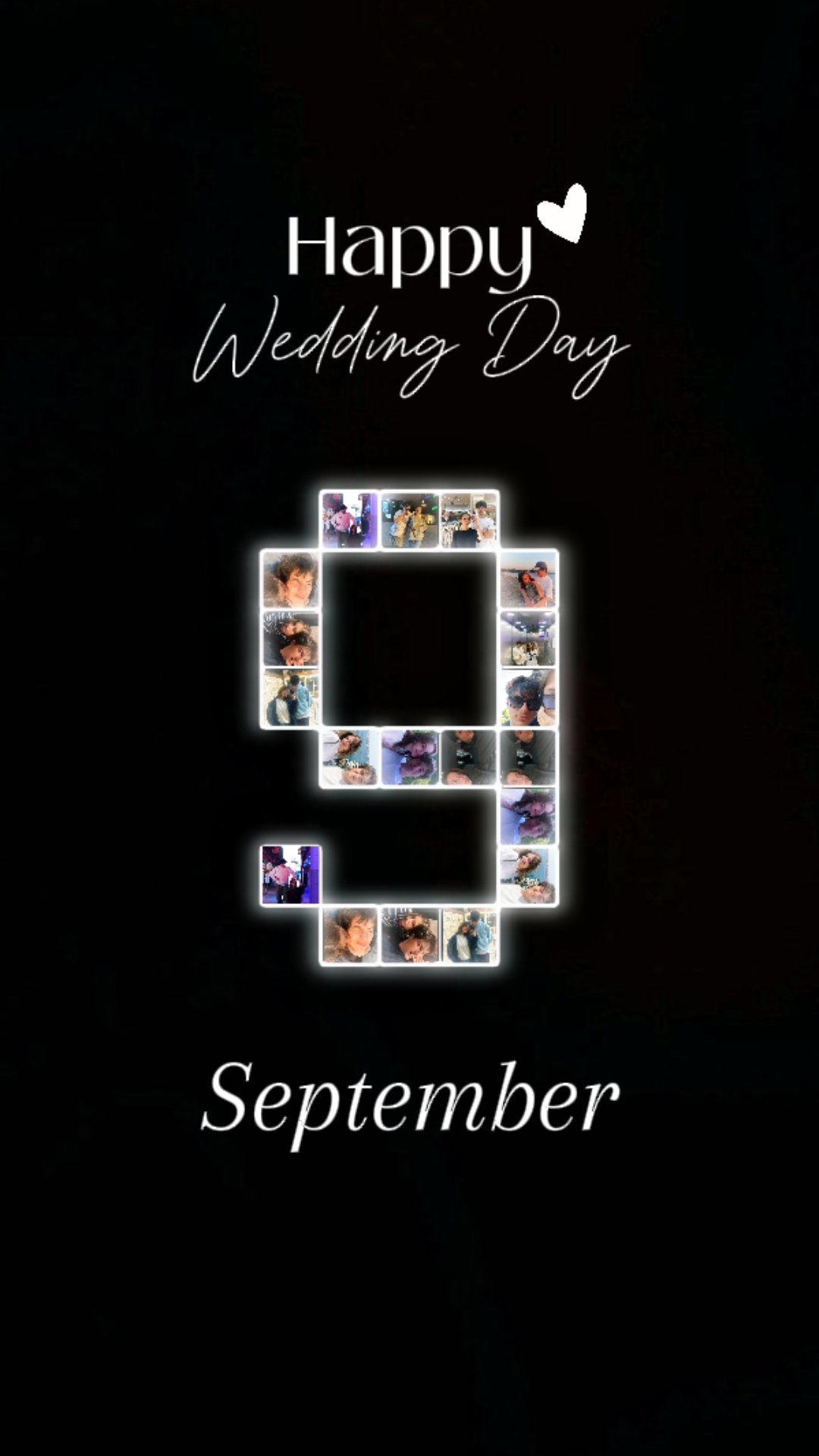 Día de la boda 9 de septiembre