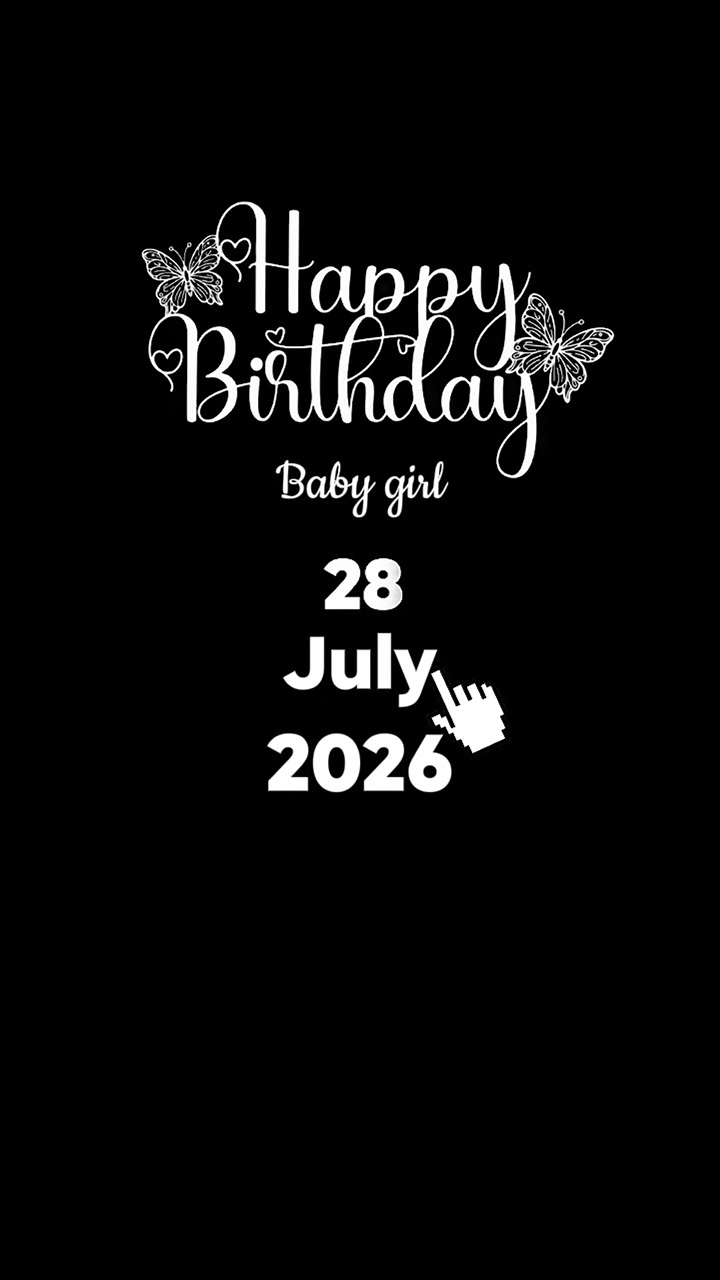 HBD BABY 28. JULI