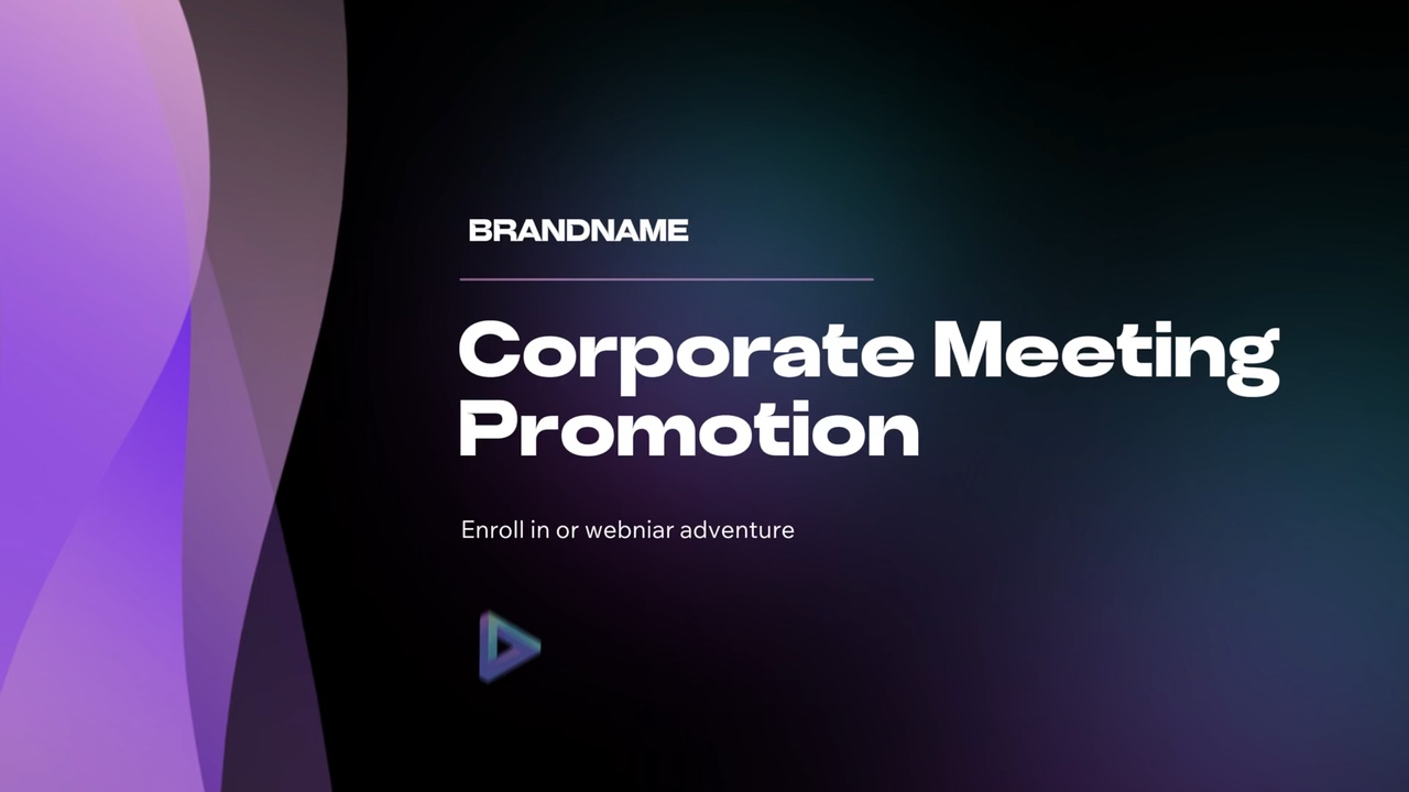 Gaya warna gradien modern Iklan profil perusahaan bisnis & industri perusahaan