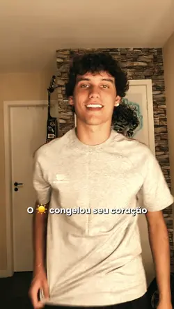 O sol congelou seu